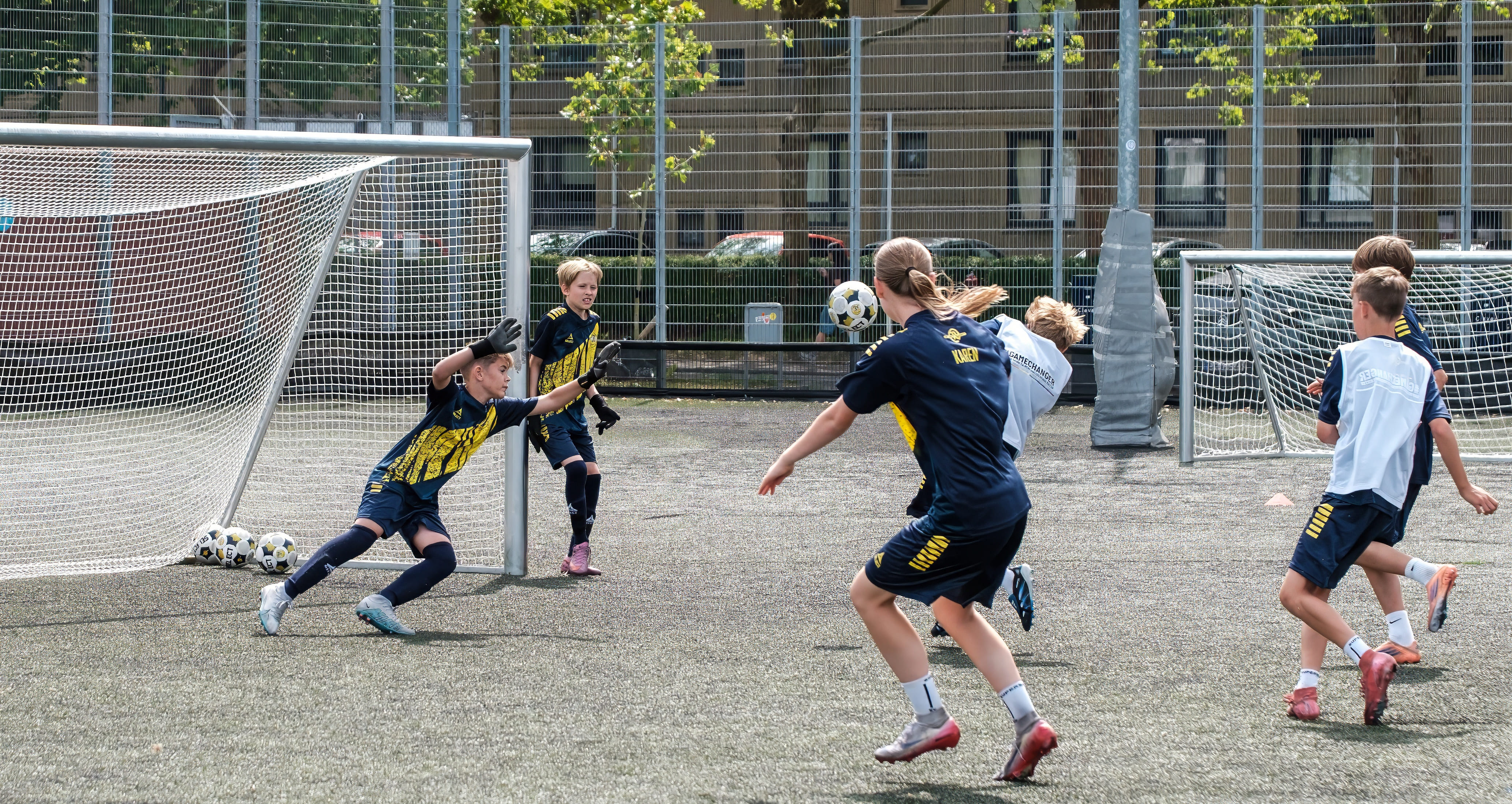 Spillere i træning